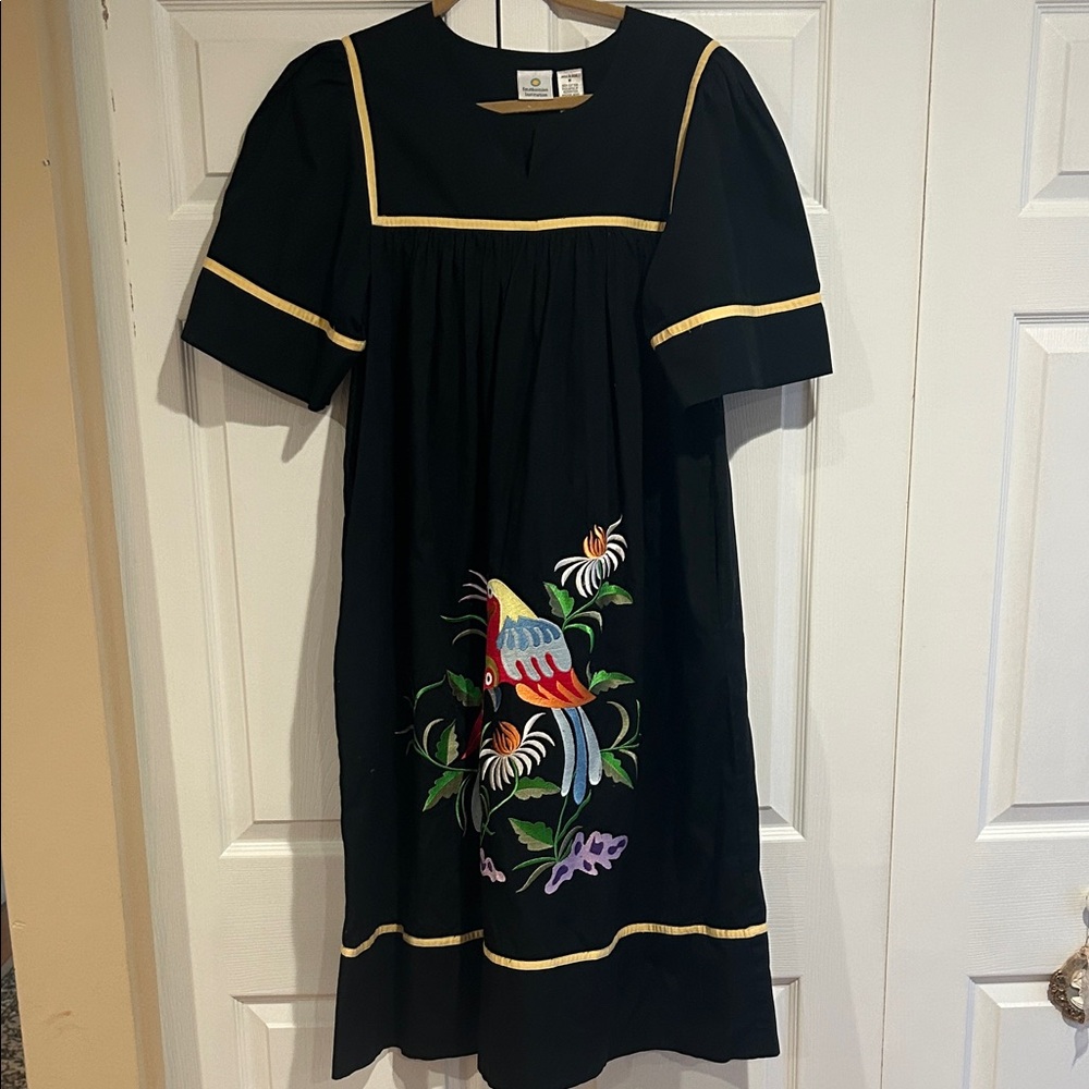 Black Embroidered Mumu Smithsonian